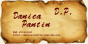 Danica Pantin vizit kartica